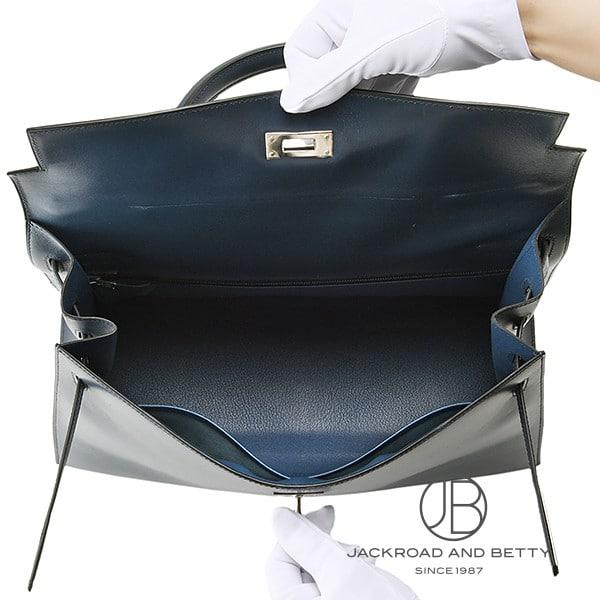 エルメス HERMES ケリー35 外縫い ブルードプリュス 中古 バッグ/財布/小物 | HERMES | 03