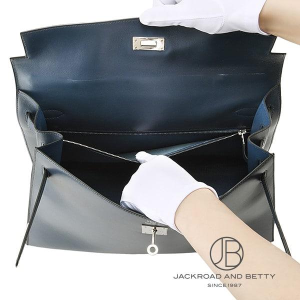 エルメス HERMES ケリー35 外縫い ブルードプリュス 中古 バッグ/財布/小物 | HERMES | 04