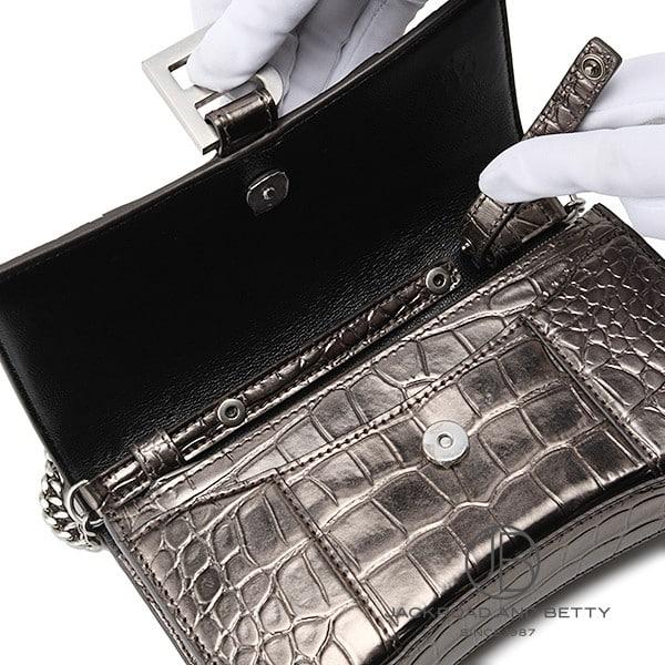 バレンシアガ BALENCIAGA アワーグラス チェーン ウォレット ブロンズ ブラウン 6560502AAJ72564 新品 その他の画像