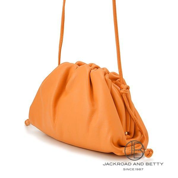 ボッテガ・ヴェネタ BOTTEGA VENETA ミニ ポーチ クラッチ バッグ ライトオレンジ 585852 VCP40 7482 新品 バッグ/財布/小物の画像
