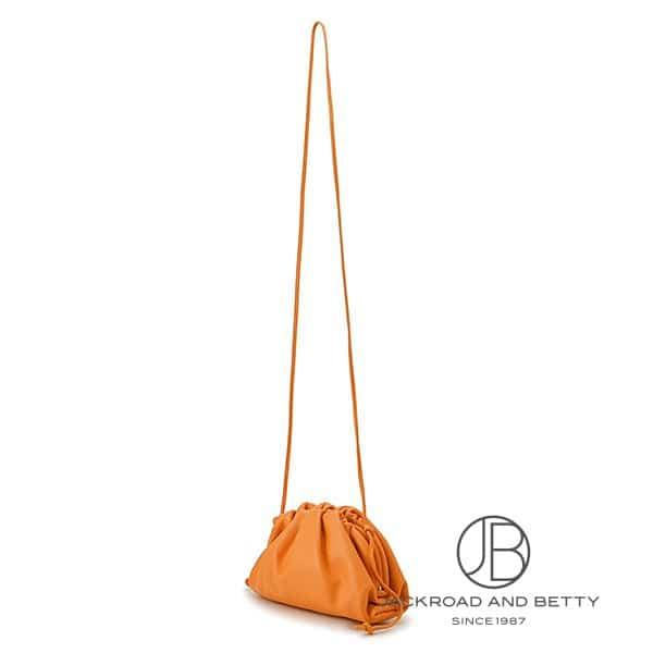 ボッテガ・ヴェネタ BOTTEGA VENETA ミニ ポーチ クラッチ バッグ ライトオレンジ 585852 VCP40 7482 新品 バッグ/財布/小物の画像