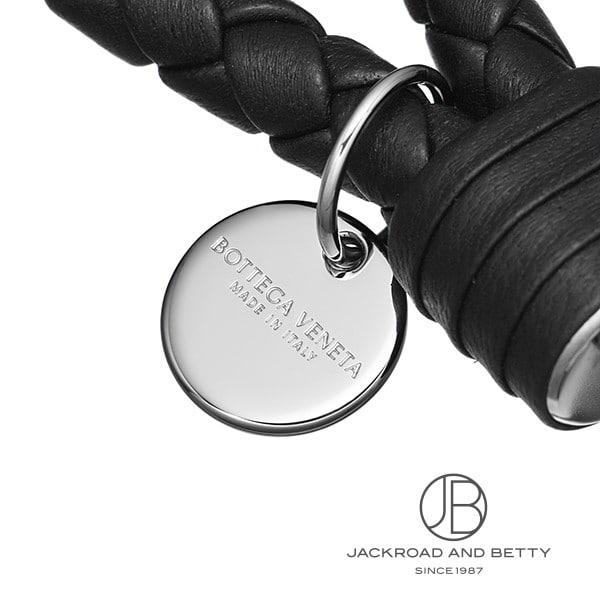 ✨美品✨ボッテガヴェネタ　キーリング　イントレチャート　ブラック イントレチャート キーリング ブラック 黒[113539 V3UN1 1189