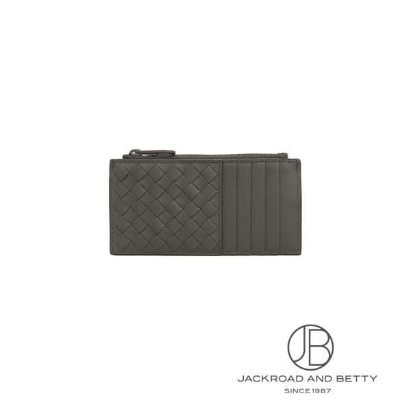 ボッテガ・ヴェネタ BOTTEGA VENETA イントレチャート ファスナー付き カードケース 566430 V47W1 1428 新品 バッグ/財布/小物 | 