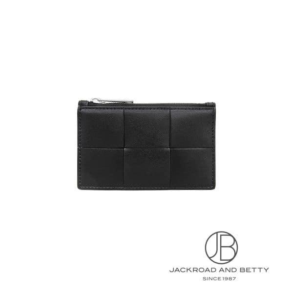 ボッテガ・ヴェネタ BOTTEGA VENETA カセット ファスナーカードケース ブラック 815643 VBWD3 8803 新品 バッグ/財布/小物 | 