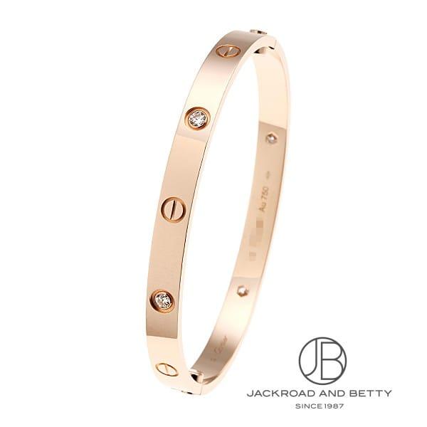 Cartier LOVE ブレスレット クラシックモデル ダイヤモンド4石#19 Cartier（カルティエ） ラブブレスレット クラシックモデル 4Pダイヤ