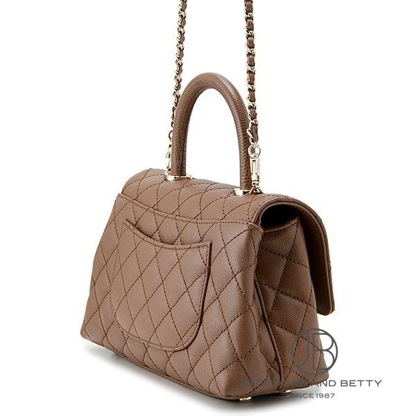 シャネル CHANEL マトラッセ ココハンドル 24 トップハンドル フラップ バッグ ライトブラウン A92990 B05068 U6547 新品 バッグ/財布/小物 | CHANEL | 01