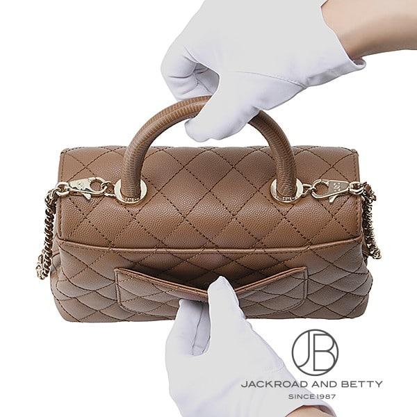 シャネル CHANEL マトラッセ ココハンドル 24 トップハンドル フラップ バッグ ライトブラウン A92990 B05068 U6547 新品 バッグ/財布/小物 | CHANEL | 07