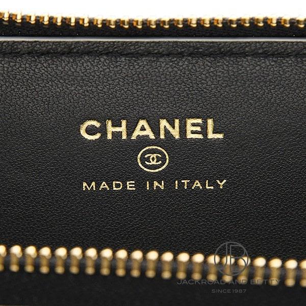 シャネル CHANEL フラグメントケース ブラック 黒 AP5218 B23783 U8751 新品 バッグ/財布/小物の画像