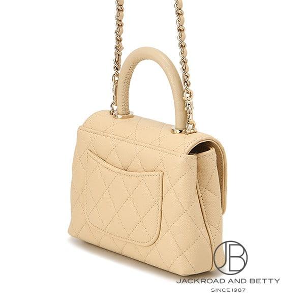 シャネル CHANEL マトラッセ ココハンドル 14.5 ミニ チェーンクラッチ バッグ ベージュ AP4244 B05061 U8372 新品 バッグ/財布/小物 | CHANEL | 01