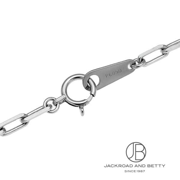 ノーブランド NO BRAND PT850 カット アズキ チェーン ネックレス 9.8g 50cm 新品 ジュエリー ブランドジュエリーの画像