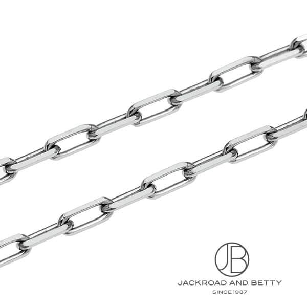 ノーブランド NO BRAND PT850 カット アズキ チェーン ネックレス 9.8g 50cm 新品 ジュエリー ブランドジュエリーの画像