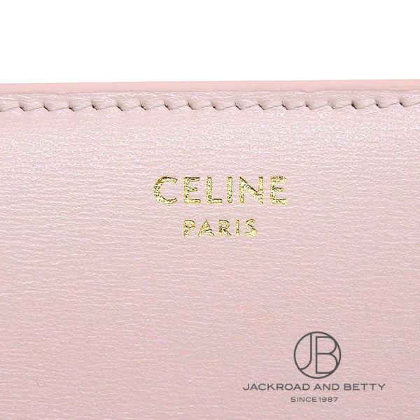 セリーヌ CELINE スモール フラップウォレット トリオンフ ダーティピンク 10D783DPV.24DP 新品 バッグ/財布/小物の画像