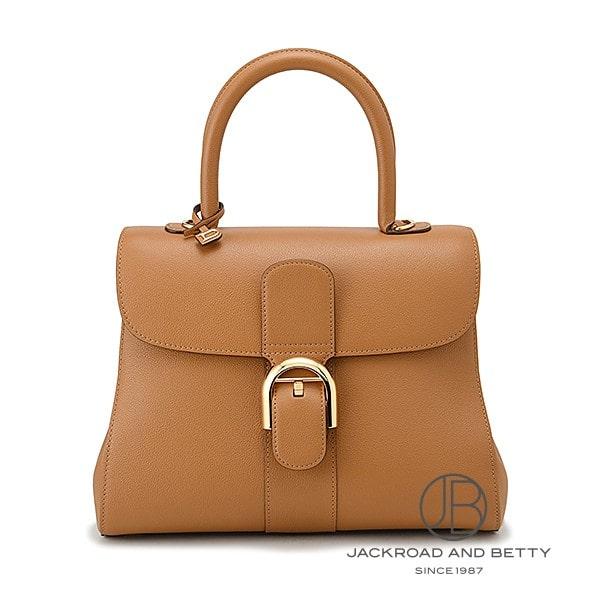 デルヴォー DELVAUX ブリヨン MM ハンドバッグ ベジタル ブラウン AA0483AAU024MDO 新品 バッグ/財布/小物 | 