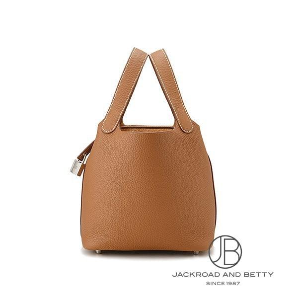 エルメス HERMES ピコタンロックPM ゴールド ブラウン H056289CK37 新品 バッグ/財布/小物の画像