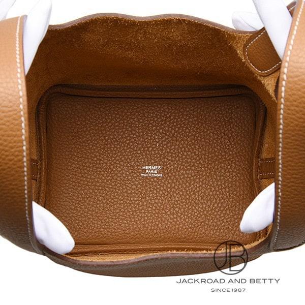 エルメス HERMES ピコタンロックPM ゴールド ブラウン H056289CK37 新品 バッグ/財布/小物の画像