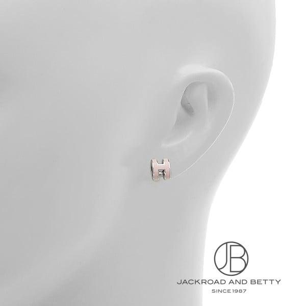 HERMES（エルメス） ポップH ミニ ピアス ローズドラジェ ピンク