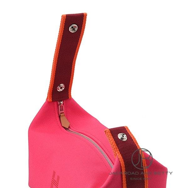 エルメス HERMES ブリッド ア ブラック PM ヴァニティポーチ ハイビスカス ピンク H104222M04 新品 バッグ/財布/小物の画像