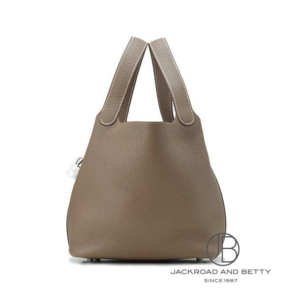 エルメス HERMES ピコタンロックMM エトゥープ ベージュ H060991CK18 新品 バッグ/財布/小物の画像