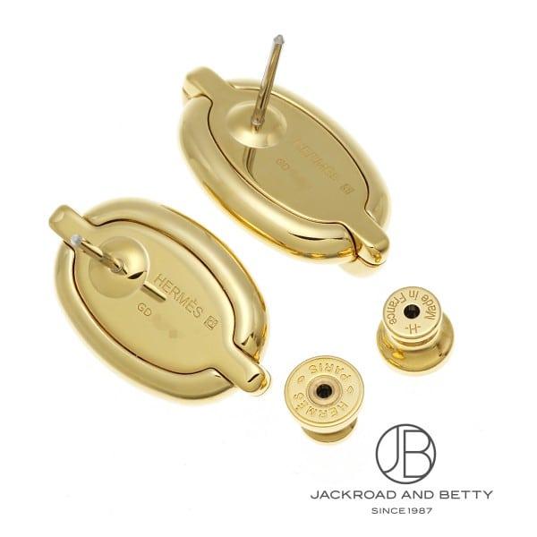 HERMES（エルメス） ミニ・マイヨン ピアス クレーム 白 H100052FED3