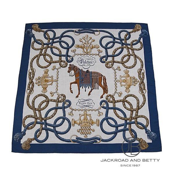 エルメス HERMES カレ140 カレジェアン パルフロワ ブルーマリンクレール H241423S 01 新品 バッグ/財布/小物 | HERMES | 01