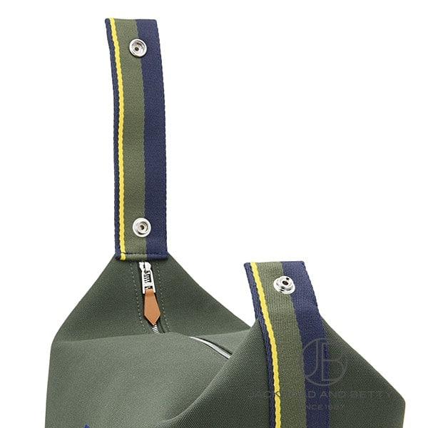 エルメス HERMES ブリッド ア ブラック GM Hパヴィヨン カーキ H104347M 03 新品 バッグ/財布/小物の画像