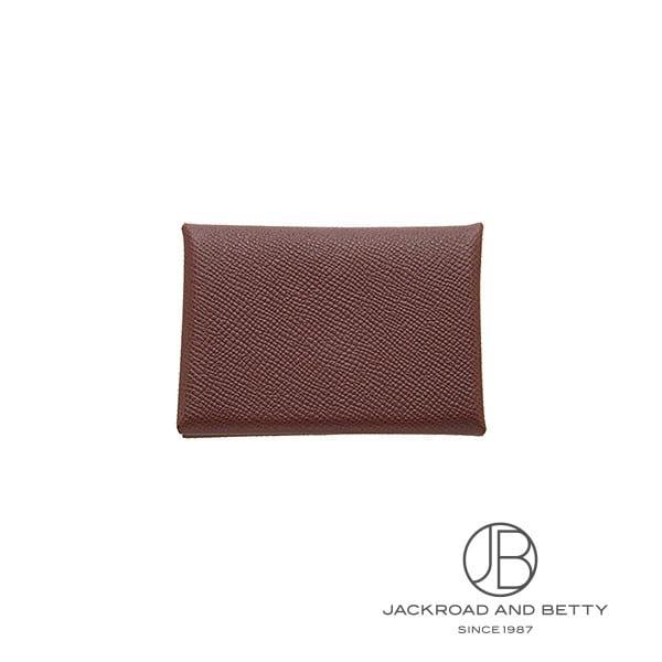 エルメス HERMES カルヴィ デュオ カードケース ルージュアッシュ レッド 赤 新品 バッグ/財布/小物 | HERMES