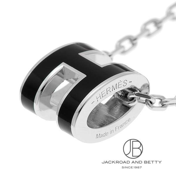 エルメス HERMES ポップH ミニ ペンダント ノワール ブラック 黒 H147992FP 03 新品 ジュエリー ブランドジュエリーの画像