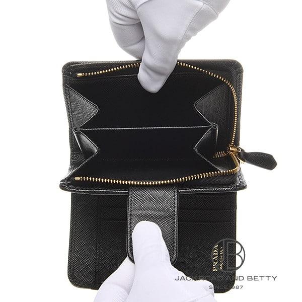 プラダ PRADA サフィアーノ ウォレット ネロ ブラック 黒 1ML018QWAF0002 新品 バッグ/財布/小物 |  | 06