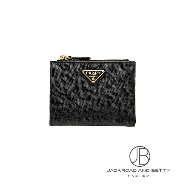 プラダ PRADA サフィアーノ トライアングル ウォレット ネロ ブラック 黒 1ML050QHHF0002 新品 バッグ/財布/小物 | 