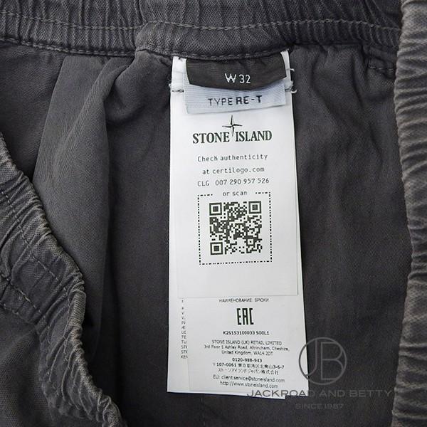 ストーンアイランド STONE ISLAND レギュラーテーパードフィット カーゴパンツ 伸縮性ウエストバンド 32 K2S153100033S00L1V0162 新品 アパレルの画像