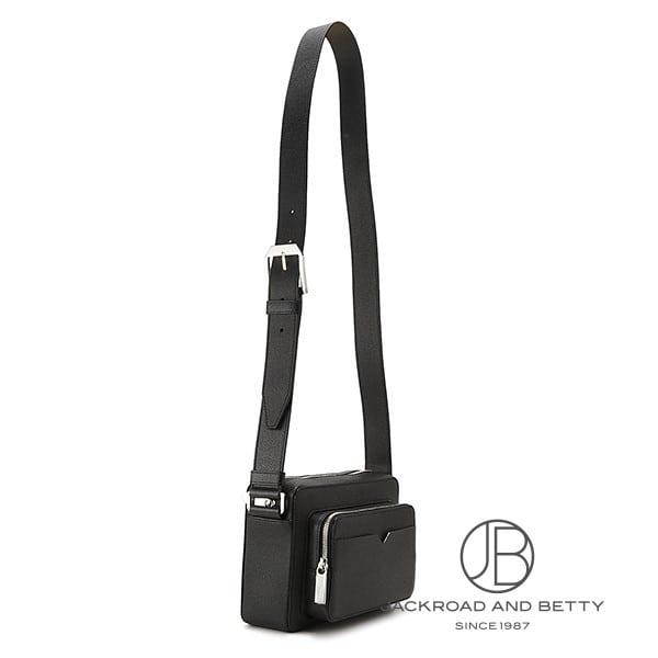 ヴァレクストラ VALEXTRA レポーター ブラック 黒 V4V18-028-000N-RL 新品 バッグ/財布/小物 ヴァレクストラ バッグ/財布/小物