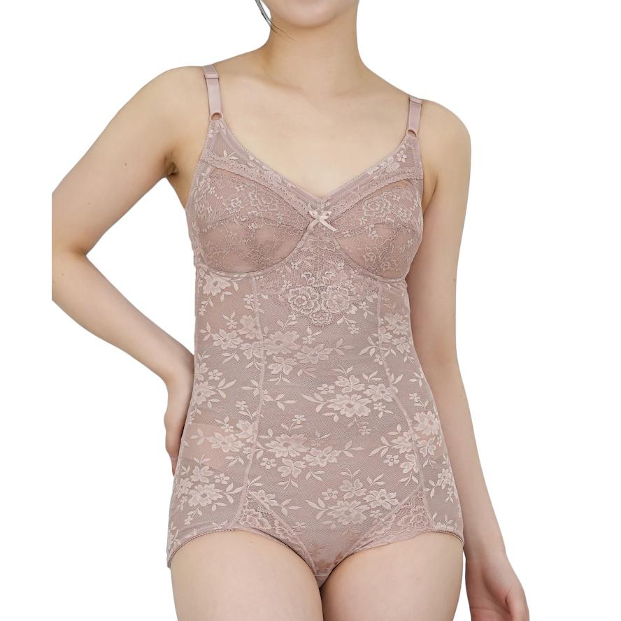 JACONNE（ジャコンヌ） ボディスーツ ミディアム補整 メッシュ素材