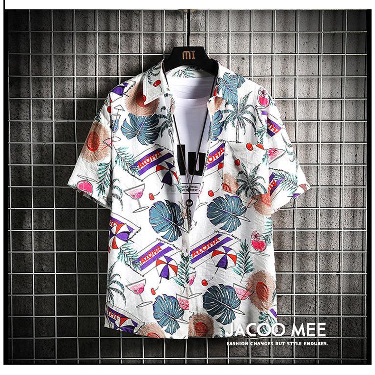 半袖シャツ メンズ アロハシャツ ハワイシャツ アイスシルクシャツ カジュアルシャツ 総柄 花柄 シャツ トップス メンズシャツ ビーチシャツ 送料無料 Jg Dbc1323 Jacoo Mee Store 通販 Yahoo ショッピング