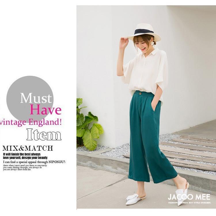 ロング丈パンツ レディース ワイドパンツ パンツ 春 夏 着痩せパンツ ボトムス ゆったり ガウチョパンツ 新作 送料無料 ワイド バギーパンツ サイズ L Legion S Com