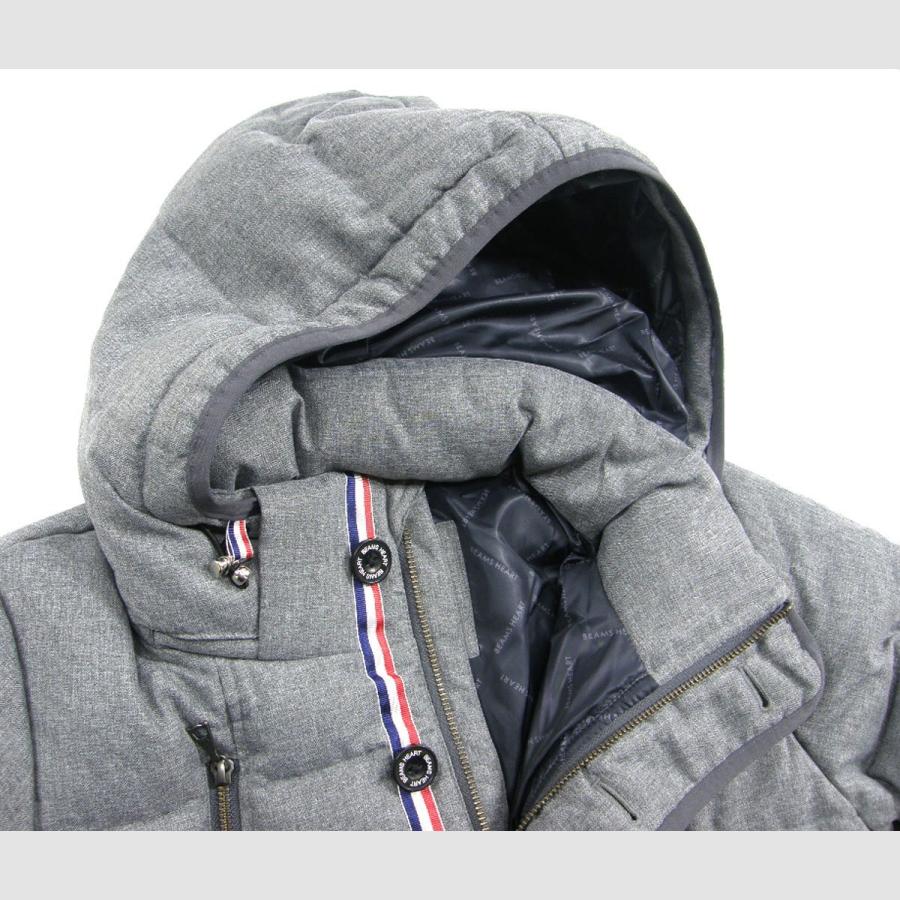 BEAMS HEART ／ ビームスハート ダウンジャケット 取り外し可能 フード