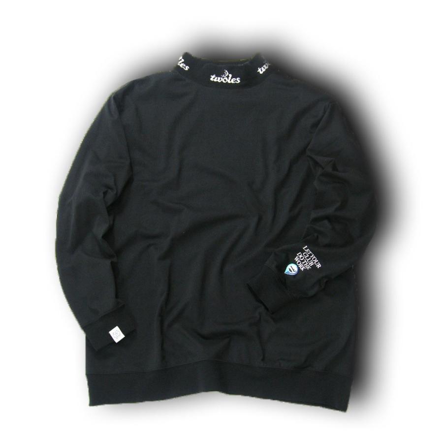 twoles ／ トゥレス モックネック ロンT 長袖 Tシャツ ロングスリーブ