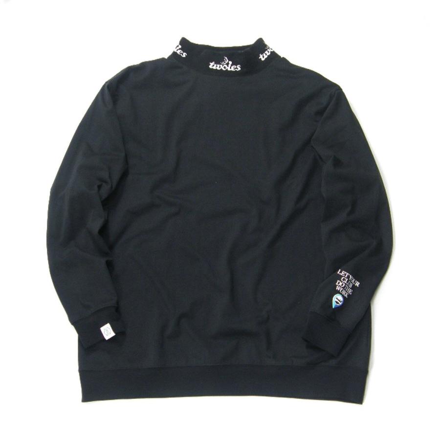 twoles ／ トゥレス モックネック ロンT 長袖 Tシャツ ロングスリーブ