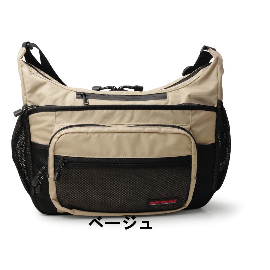 早い者勝ち　美品　ワイズウォーカー　舟形ショルダーバッグS NOMADIC ノーマディック WISE-WALKER 舟形ショルダー ショルダー