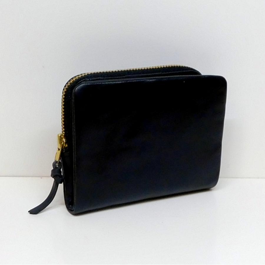 PORTER ポーター ソーク 折財布 コンパクトウォレット 牛革 黒