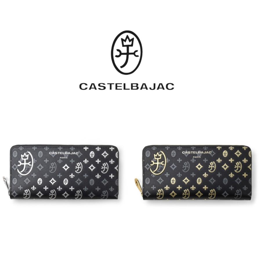 カステルバジャック ラウンドファスナー長財布 カード段18 数量限定品 ゴールド ラウンドファスナー長財布 カード段36＜コメット小物