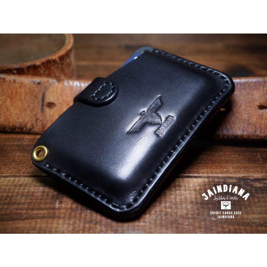 パイソン・カードケース 手縫い・ハンドメイドカード入れ : JAINDIANA