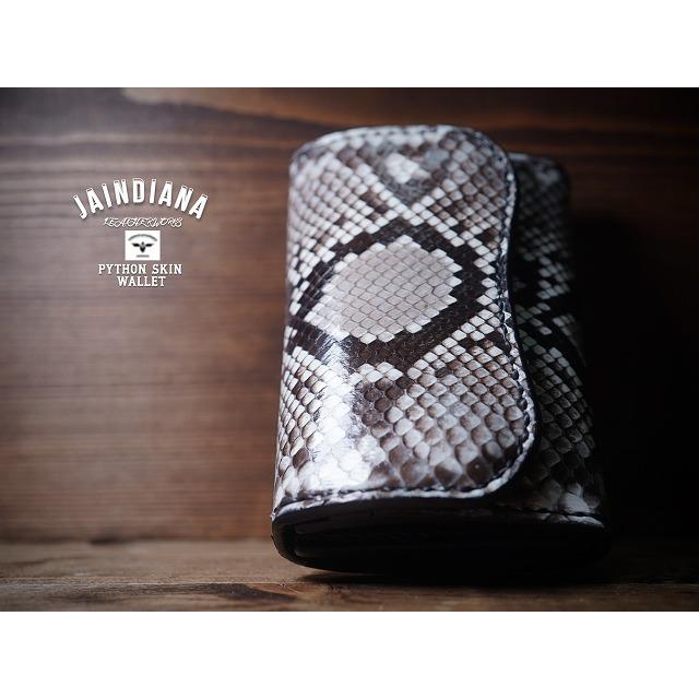 【最安値挑戦中】 手縫い パイソンコンパクトウォレット ミニ財布 【UOI6457533053】(22880円)