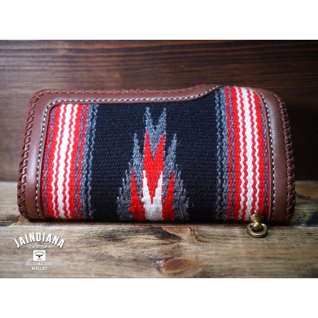 手縫い革財布 ハンドメイドオルテガラグロングウォレットの画像