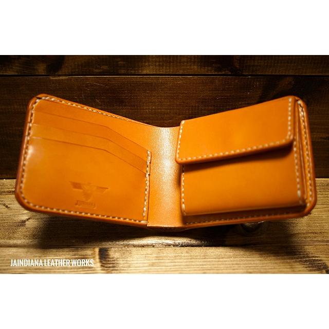 手縫い革財布 ハンドメイド パイソンハーフウォレット ヘビ革
