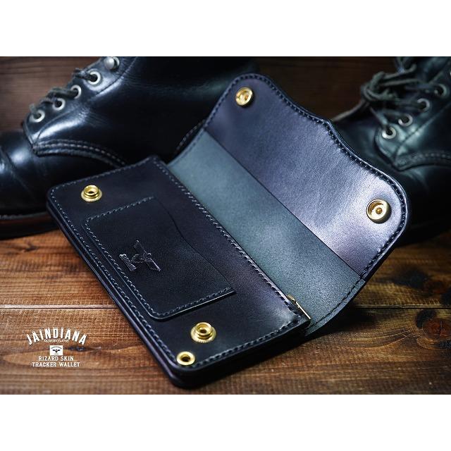 トラッカーウォレット　217 リザード・トラッカーウォレット オリーブグリーン : JAINDIANA - 通販