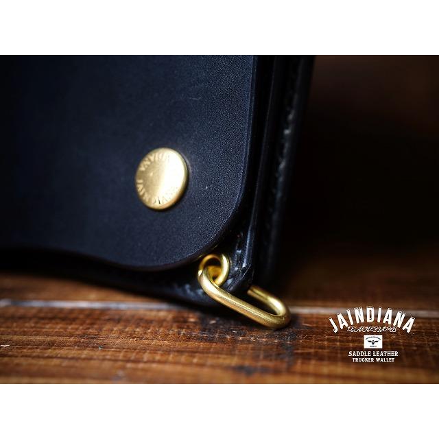 トラッカーウォレット ショートタイプ アメリカバイソン・サドルレザー