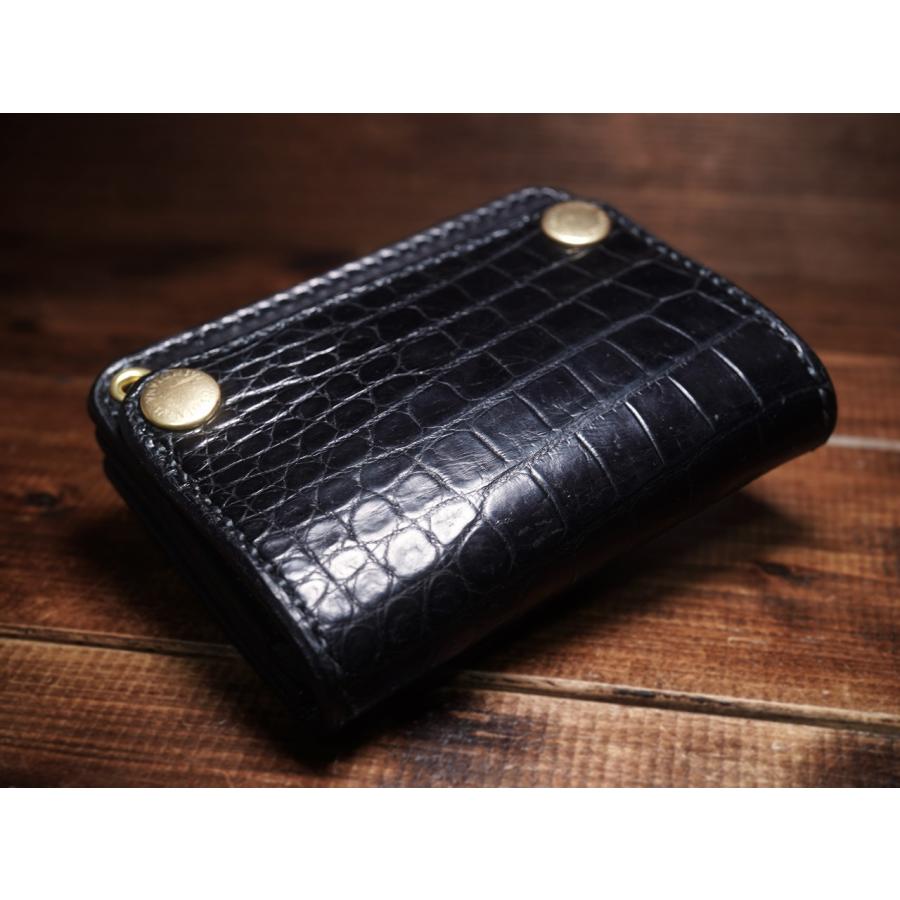 ☆ 型押しクロコダイル トラッカーウォレット ☆ CONDORU 型押し