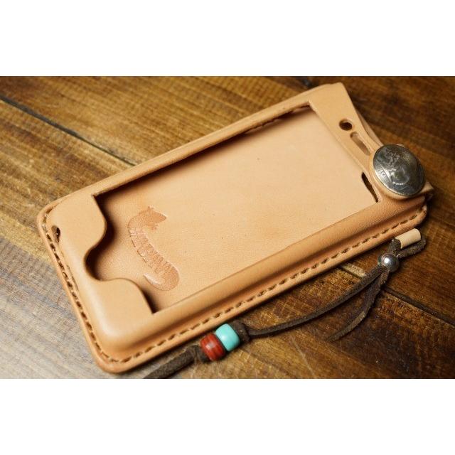 手縫い ハンドメイドサドルレザーiPhone SE・5・5Sケース YIP-14 :YIP