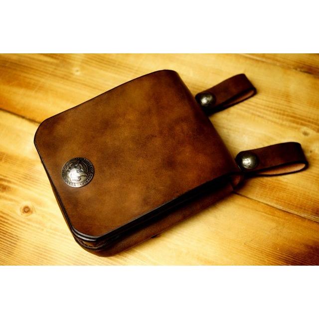 新作マット・カーペット 手縫い　サドルレザーメディスンバッグ　YMB-20 【TM7338102404】(26000円)