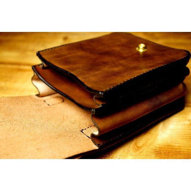 新作マット・カーペット 手縫い　サドルレザーメディスンバッグ　YMB-20 【TM7338102404】(26000円)